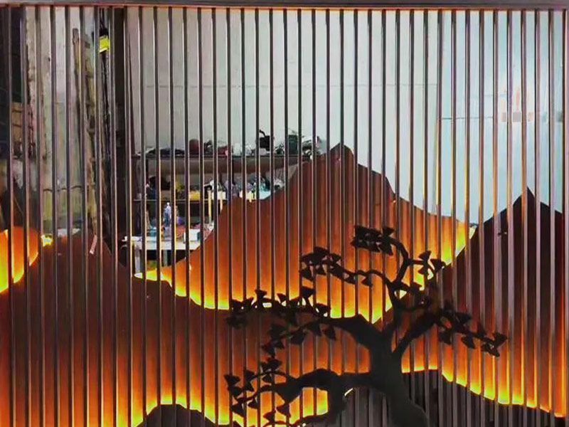 铝艺屏风/影壁墙