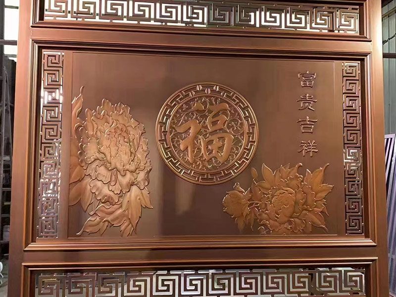 铝艺屏风/影壁墙