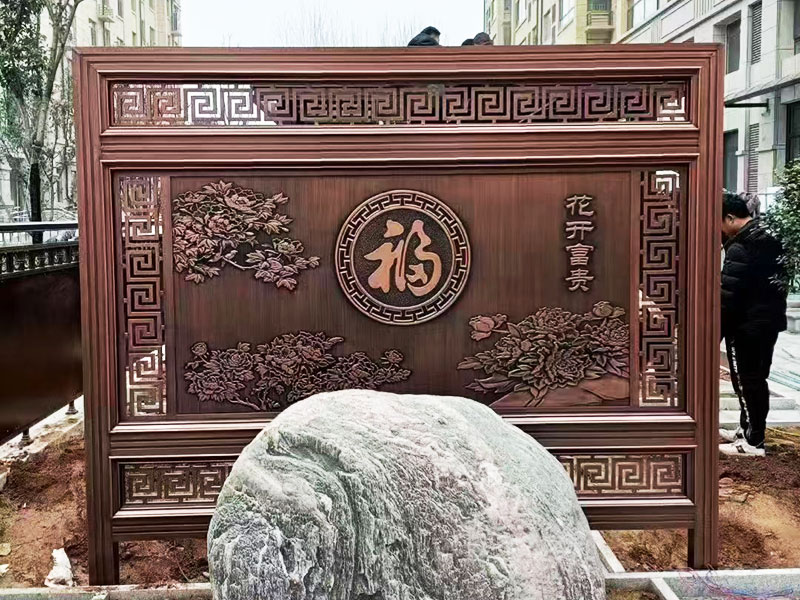 铝艺屏风/影壁墙