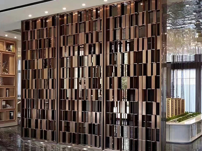 铝艺屏风/影壁墙