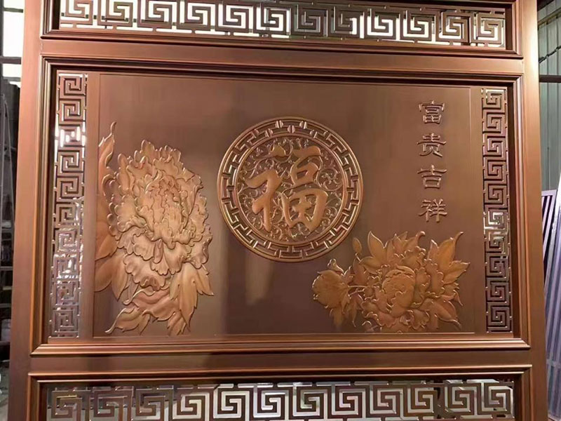 铝艺屏风/影壁墙