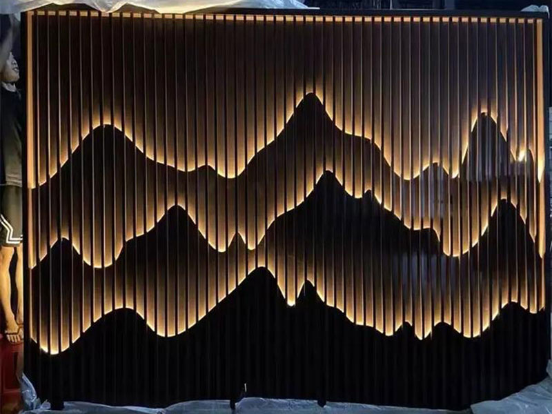 铝艺屏风/影壁墙