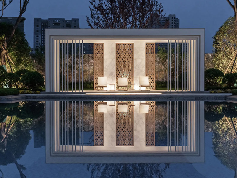 铝艺屏风/影壁墙