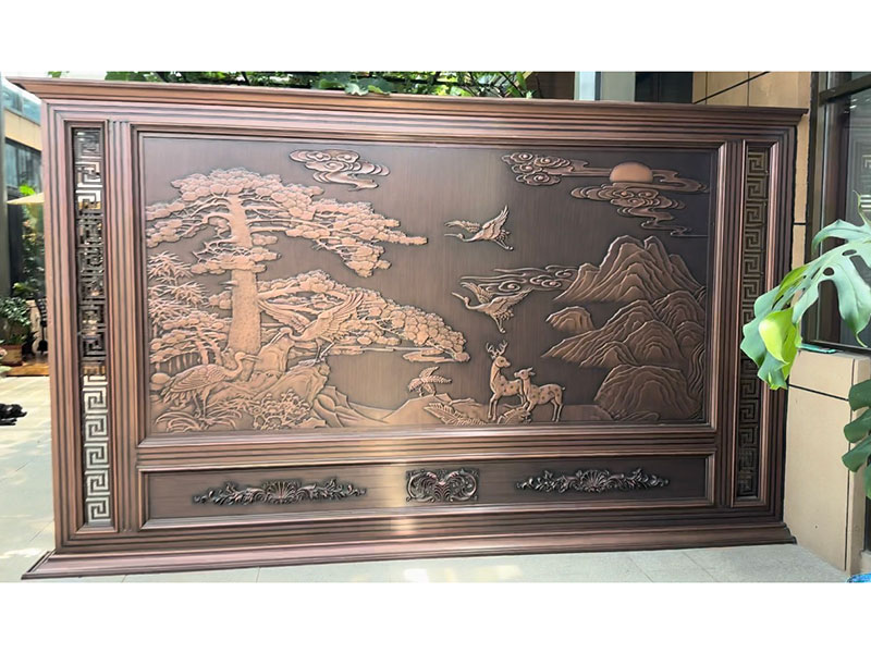 铝艺屏风/影壁墙