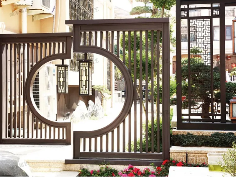 铝艺屏风/影壁墙