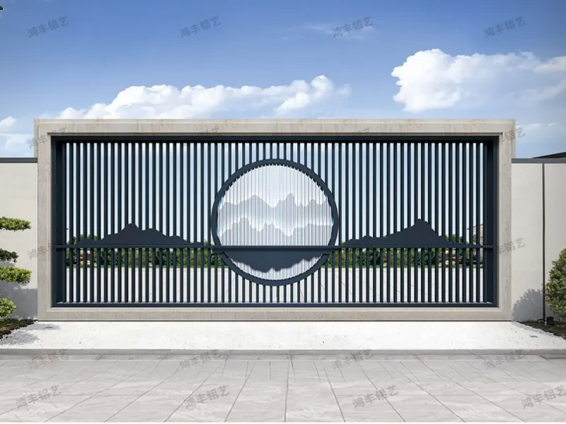 铝艺屏风/影壁墙