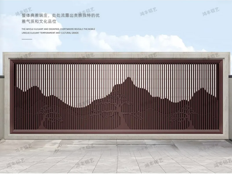 铝艺屏风/影壁墙